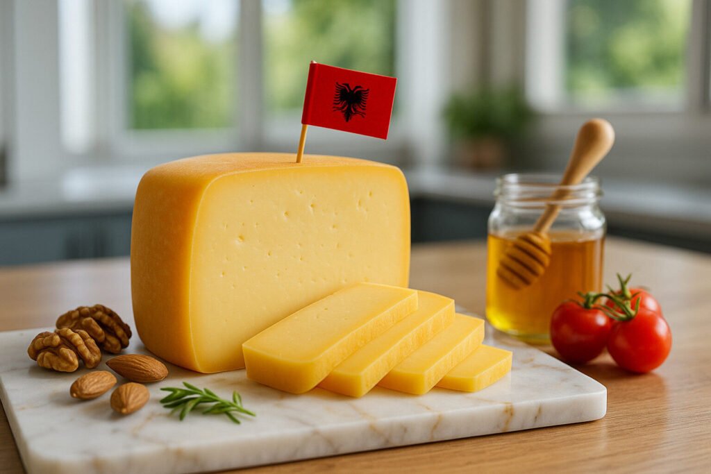 Découvrez le Fromage Kaçkavall d'Albanie