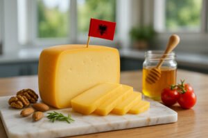 Découvrez le Fromage Kaçkavall d'Albanie