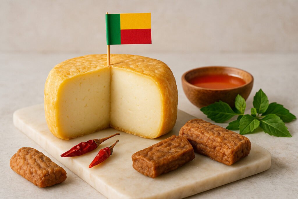 Fromage Traditionnel Affiné du Bénin en Afrique de l'Ouest